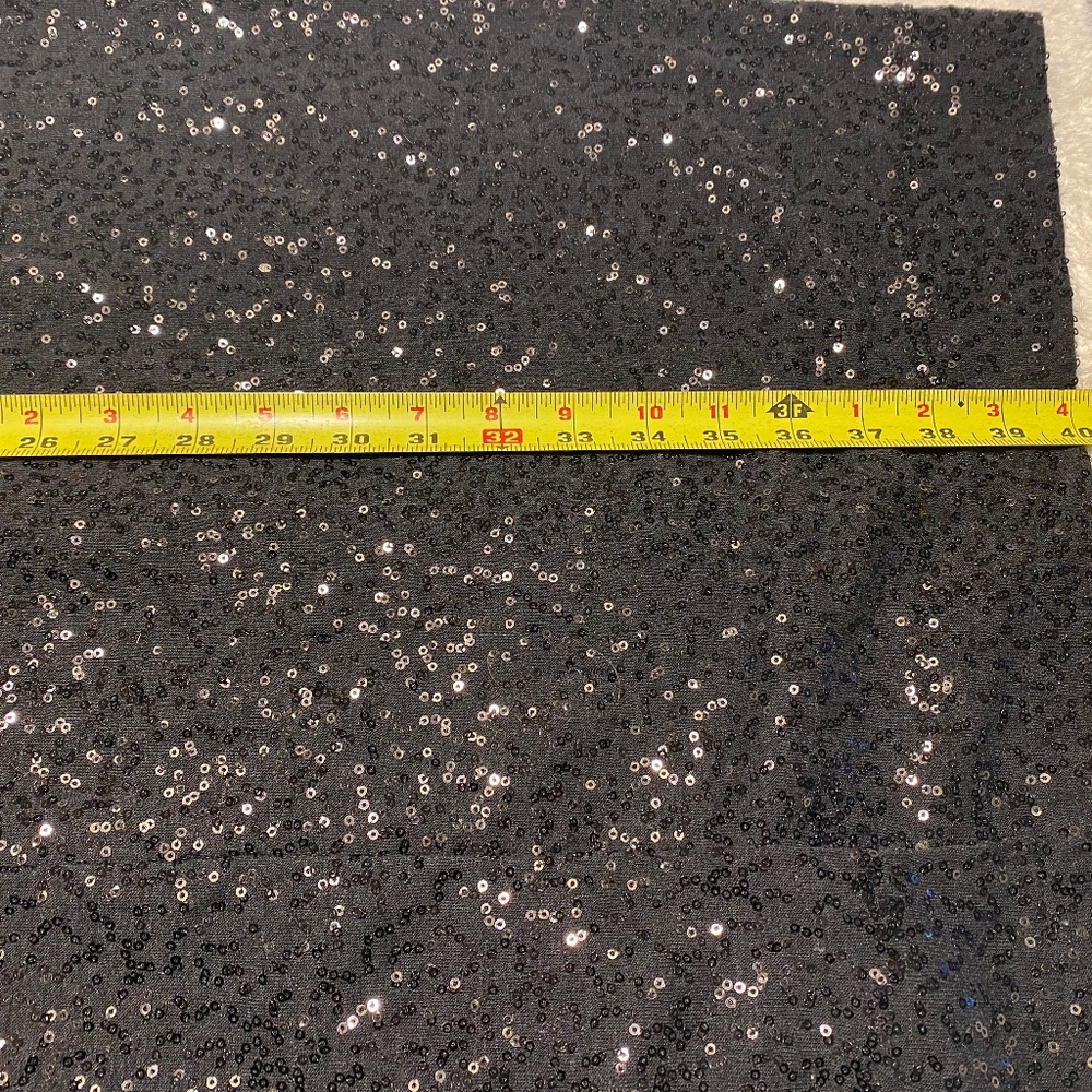 Neiman Marcus Black Sequin Maxi Pencil Skirt with slit in back - Picture 10 of 10